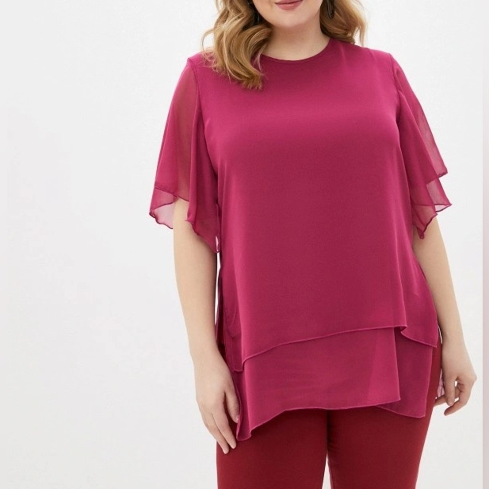 NWT Moda Italy Layered Blouse